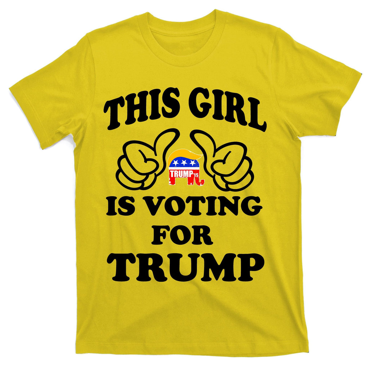 This Girl Is Voting For Trump T-Shirt product image 3