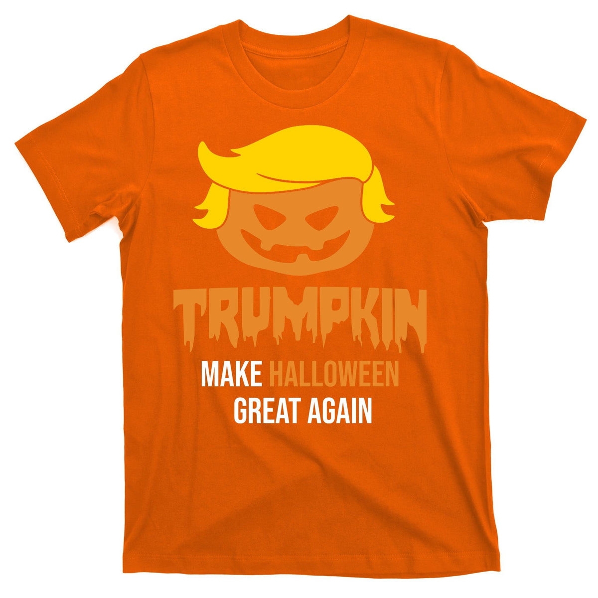 Trumpkin Make Halloween Great Again Funny Pro Trump T-Shirt product image 5