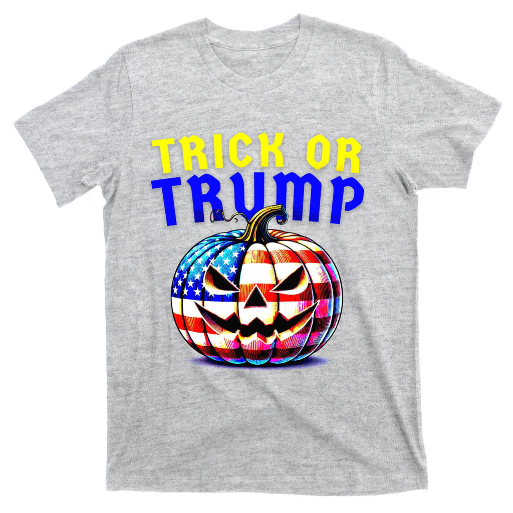 Trick Or Trump Donald 2024 Halloween Pumpkin T-Shirt product image 9