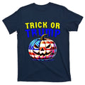 Trick Or Trump Donald 2024 Halloween Pumpkin T-Shirt product image 1