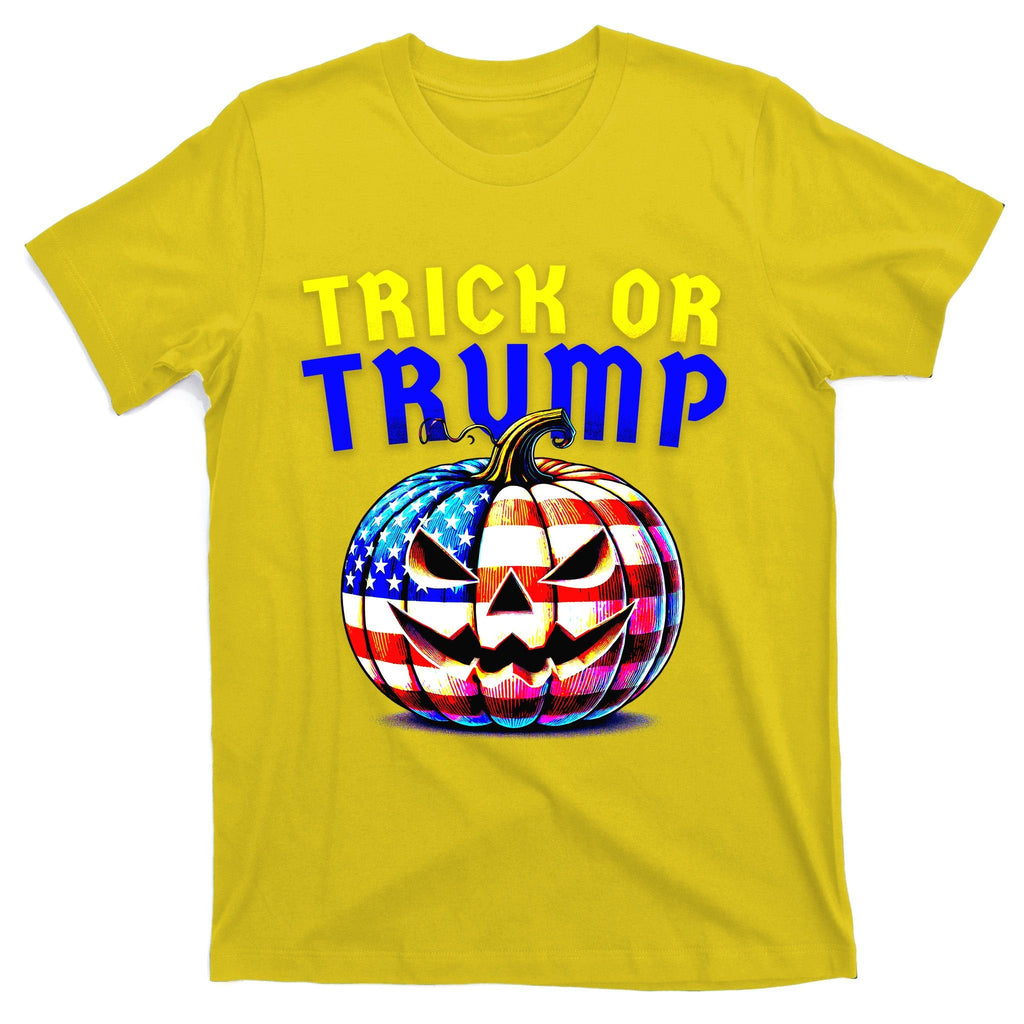 Trick Or Trump Donald 2024 Halloween Pumpkin T-Shirt product image 3