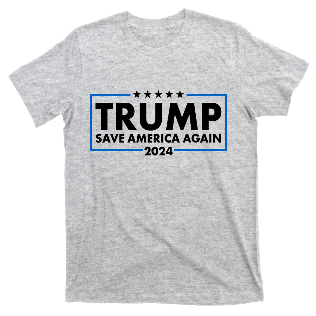 Trumo Save America Again 2024 Election Logo T-Shirt product image 9