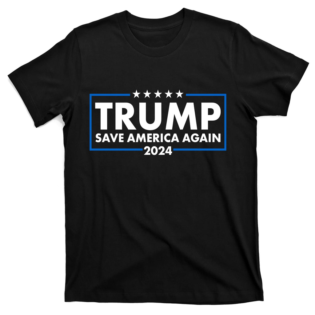Trumo Save America Again 2024 Election Logo T-Shirt product image 7