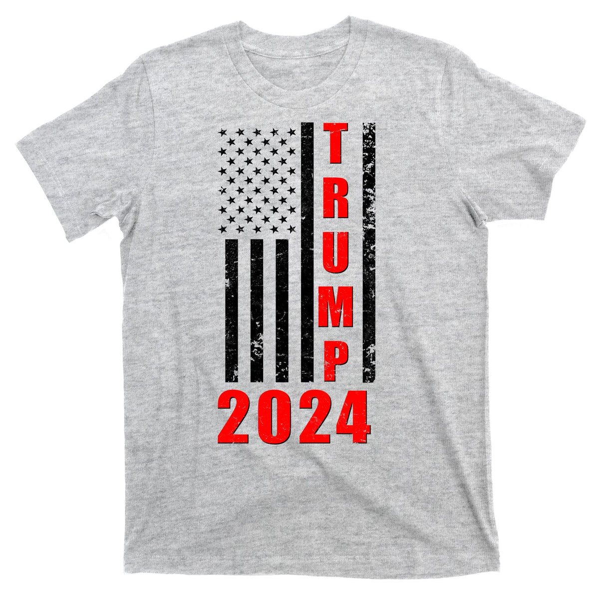 Trump 2024 Election Distressed US Flag T-Shirt product image 9