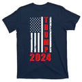 Trump 2024 Election Distressed US Flag T-Shirt product image 1