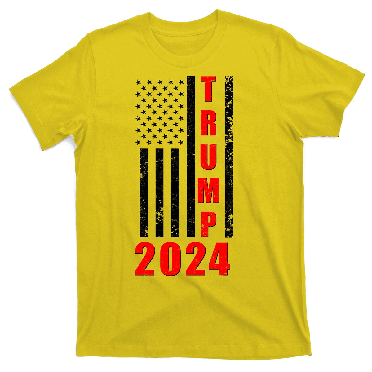 Trump 2024 Election Distressed US Flag T-Shirt product image 3