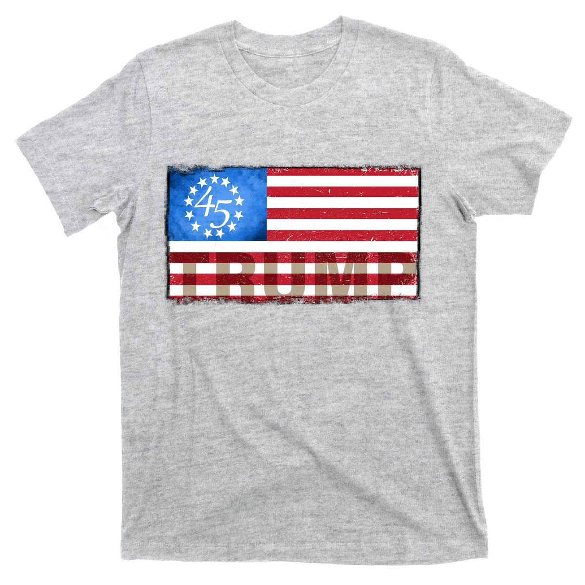Trump 45 Betsy Ross 13 Original Colonies Flag T-Shirt product image 9