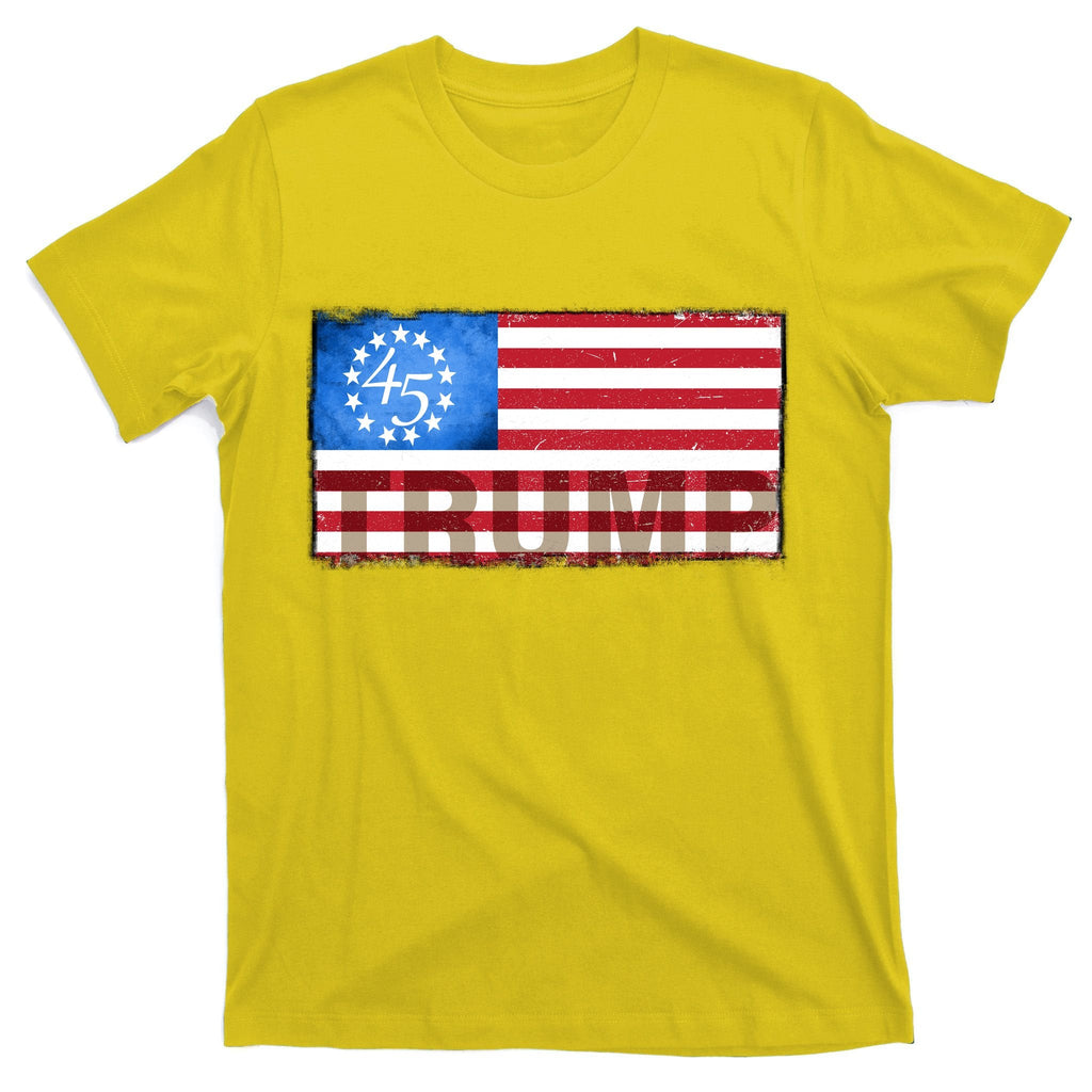 Trump 45 Betsy Ross 13 Original Colonies Flag T-Shirt product image 3