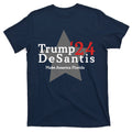 Trump DeSantis 24 Make America Florida T-Shirt product image 1