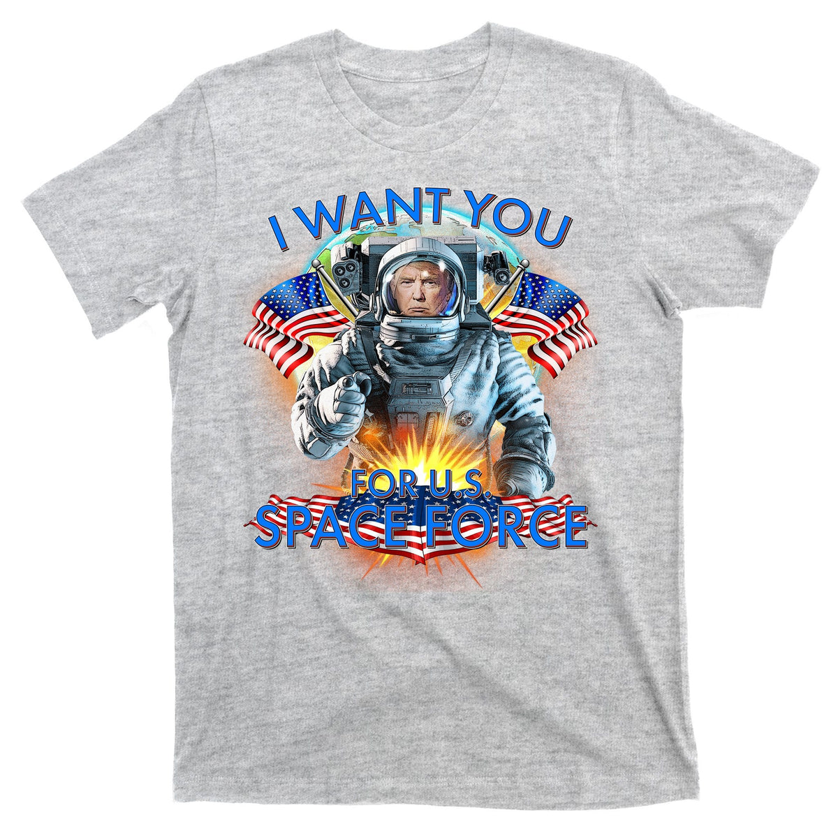 Trump I Want You For US Space Force T-Shirt product image 9