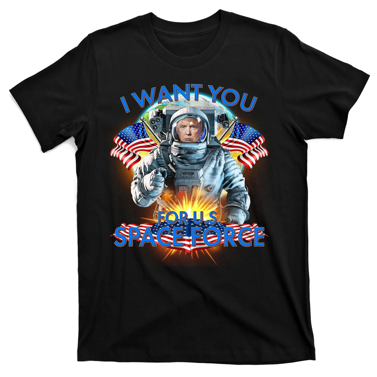 Trump I Want You For US Space Force T-Shirt product image 7