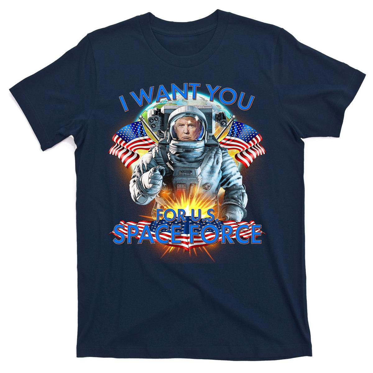 Trump I Want You For US Space Force T-Shirt product image 1
