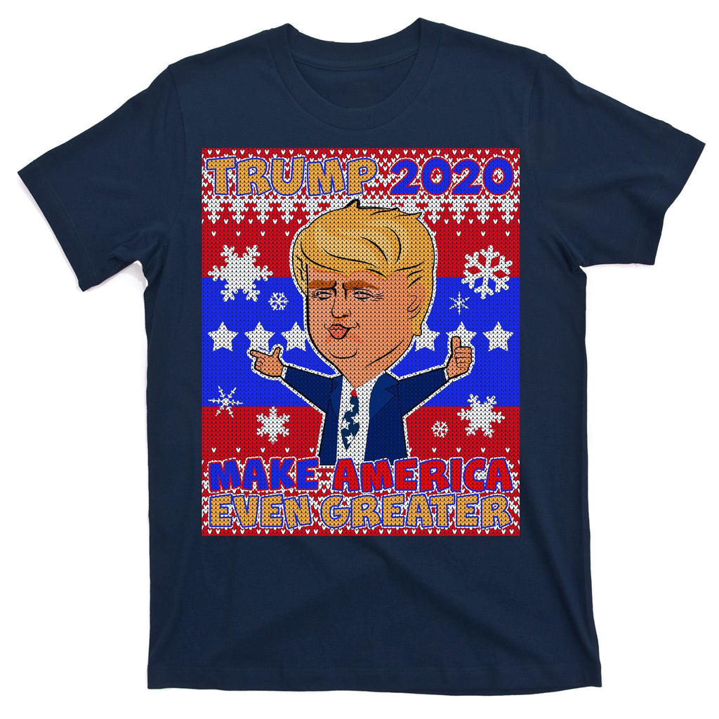 Trump Make America Even Greater Ugly Christmas Sweater product image 1