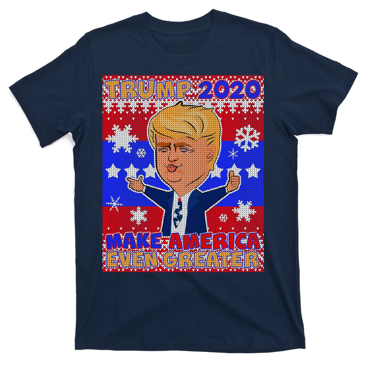 Trump Make America Even Greater Ugly Christmas Sweater product image 1