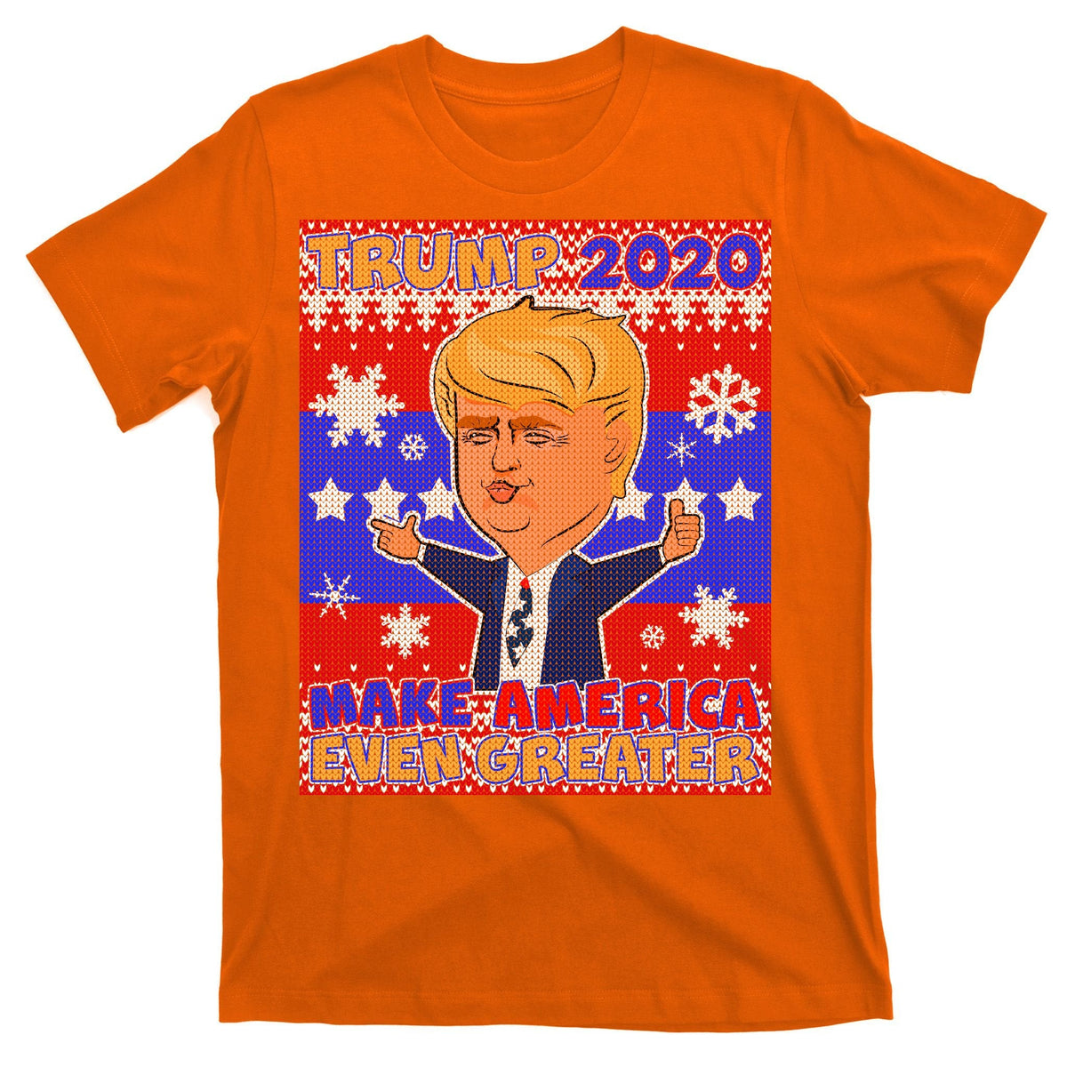 Trump Make America Even Greater Ugly Christmas Sweater product image 5