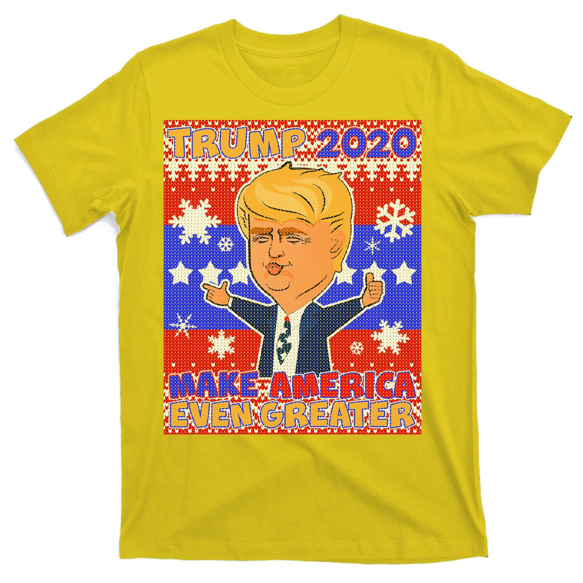 Trump Make America Even Greater Ugly Christmas Sweater product image 3