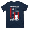 Trump Make America Great Again Distress Flag T-Shirt product image 1