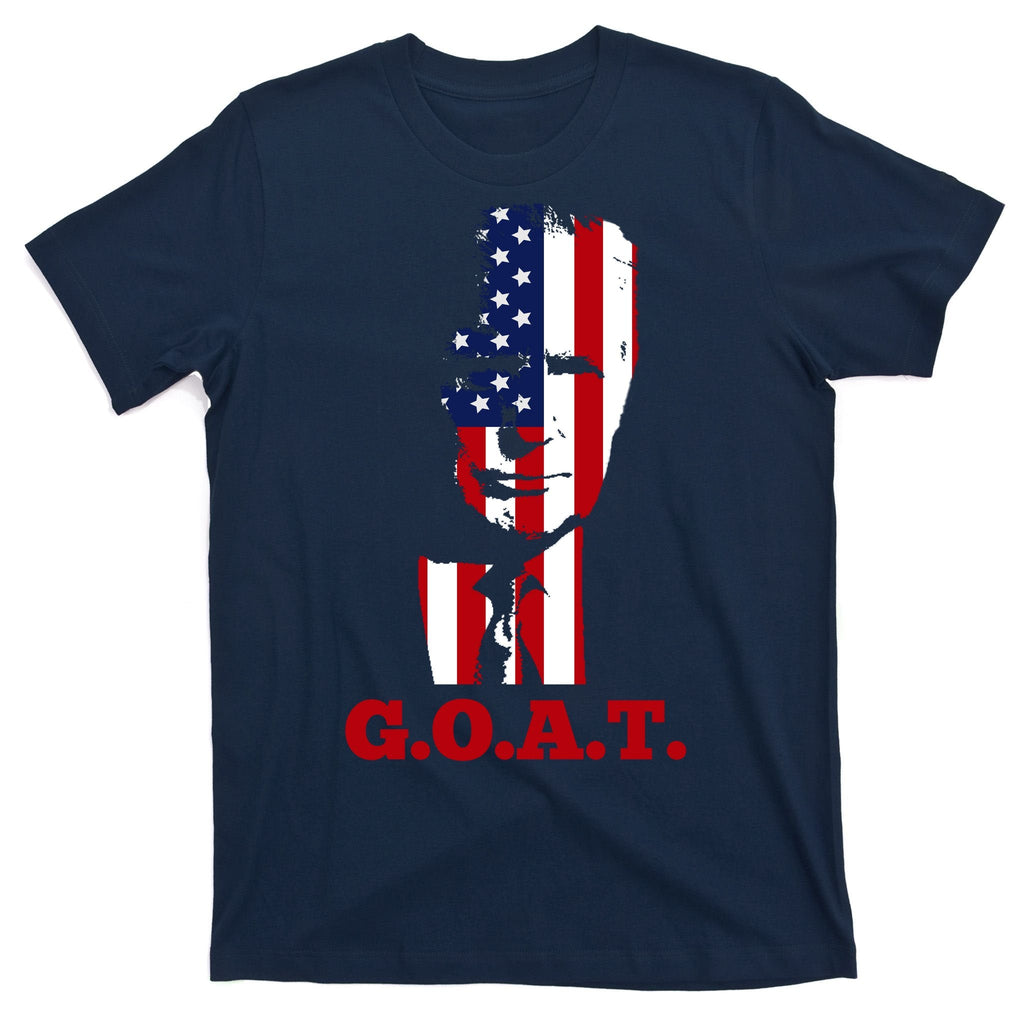 Trump USA Flag GOAT T-Shirt product image 1