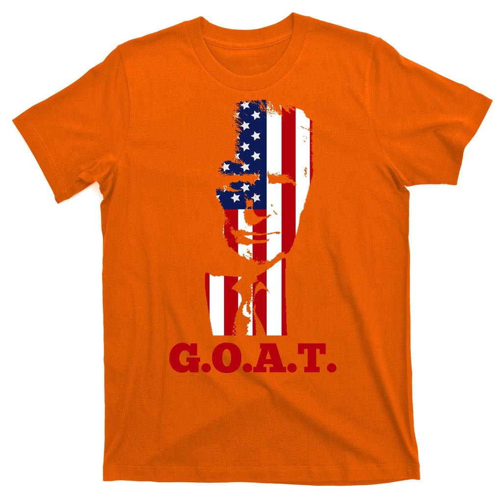 Trump USA Flag GOAT T-Shirt product image 5