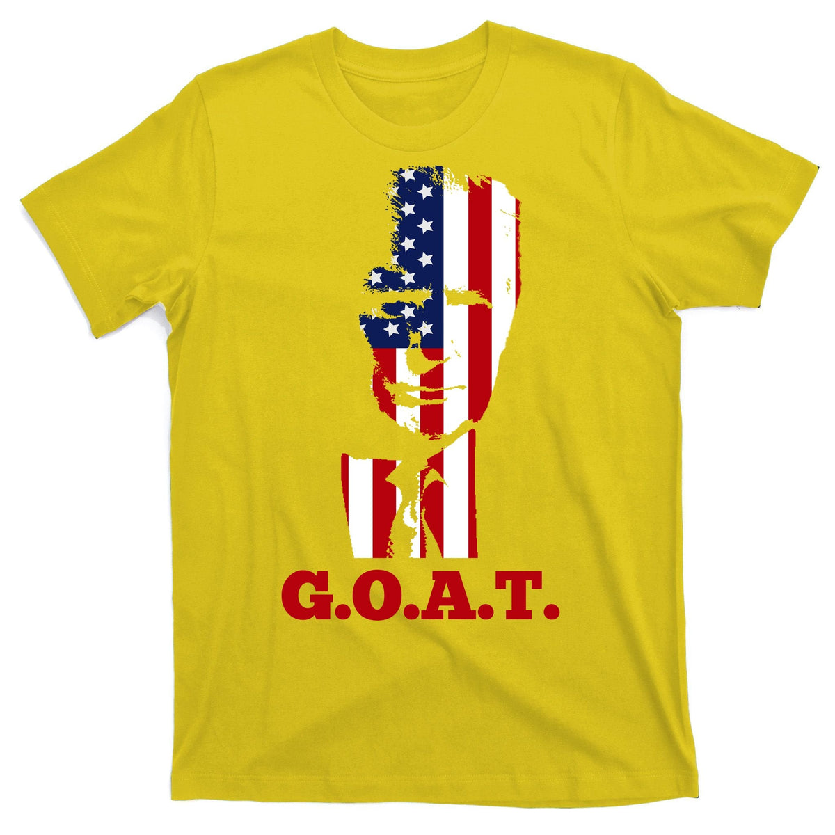 Trump USA Flag GOAT T-Shirt product image 3
