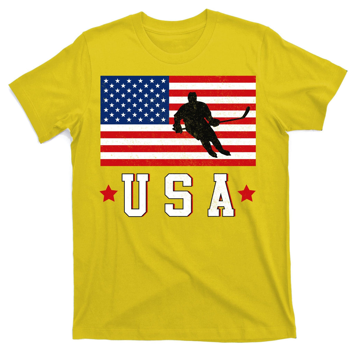 USA Hockey Winter Sports Games T-Shirt product image 3