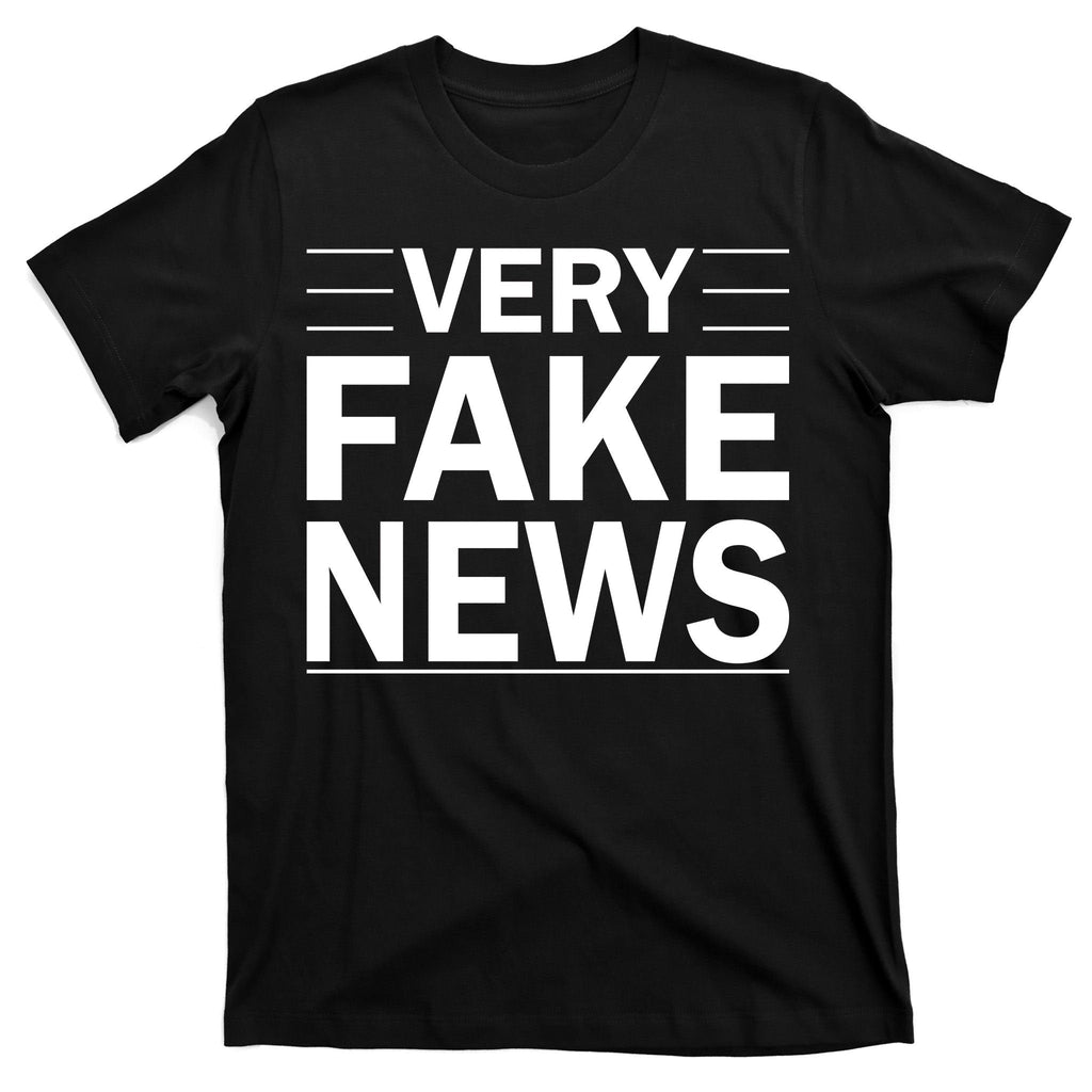 Very Fake News Funny Political T-Shirt product image 7