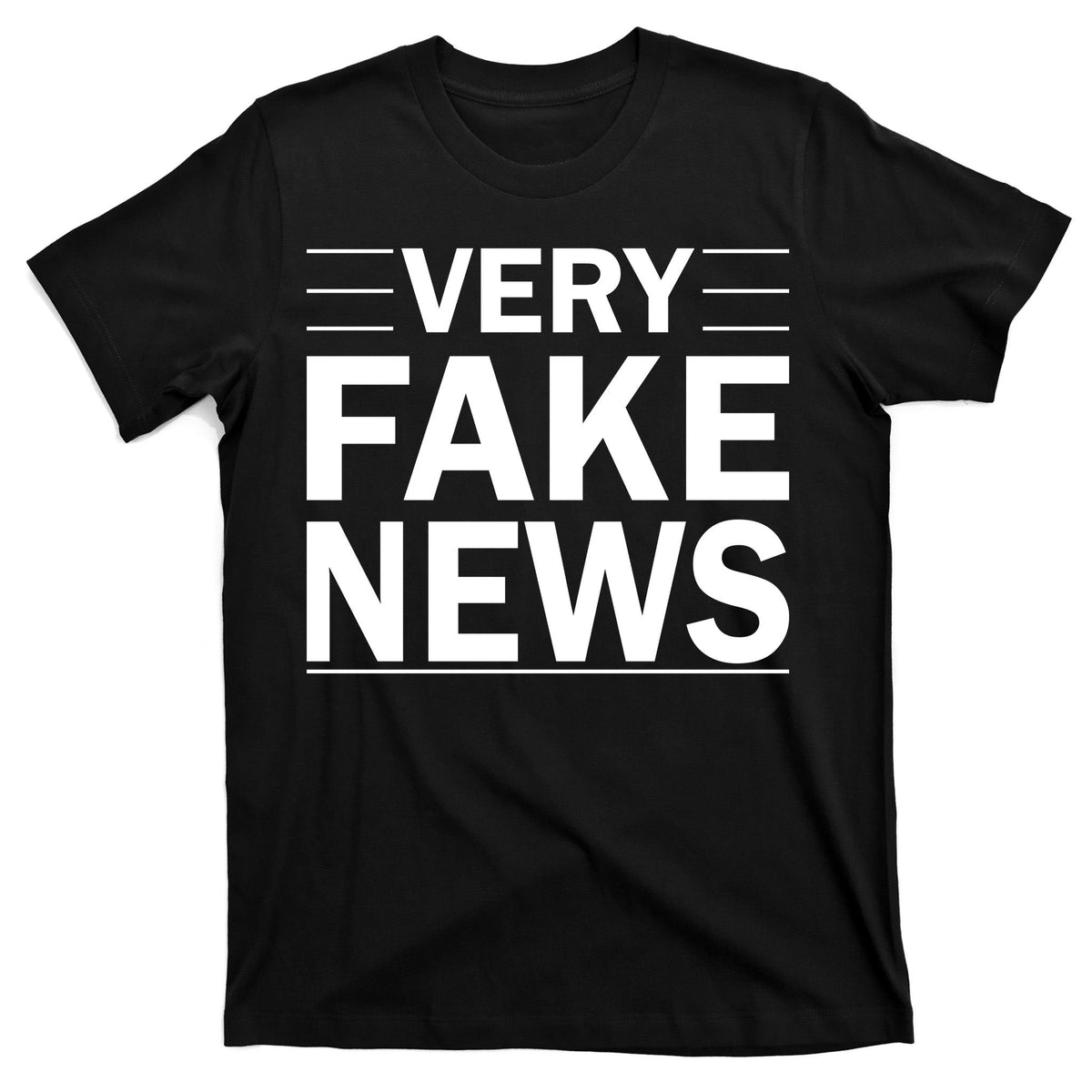 Very Fake News Funny Political T-Shirt product image 7