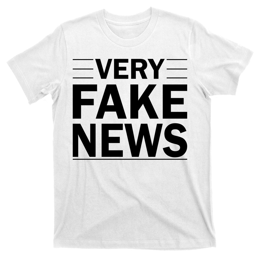 Very Fake News Funny Political T-Shirt product image 11