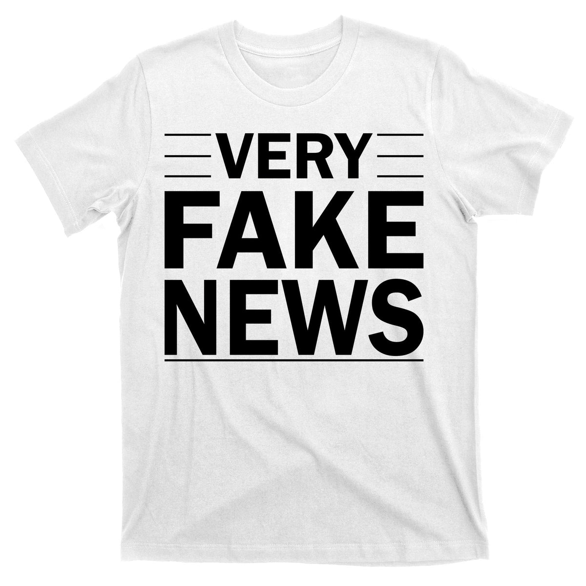 Very Fake News Funny Political T-Shirt product image 11