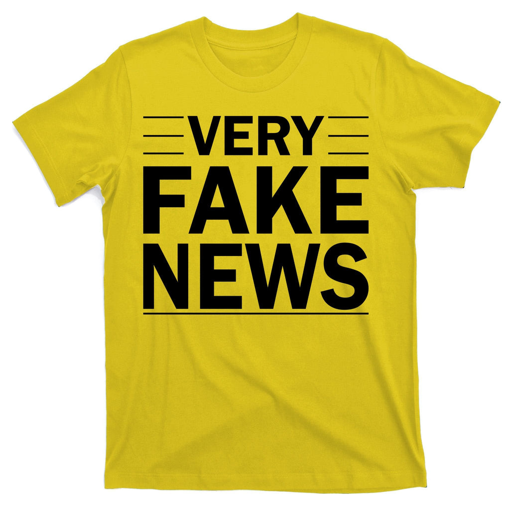 Very Fake News Funny Political T-Shirt product image 3