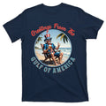 Vintage Greetings From The Gulf Of America Uncle Sam T-Shirt product image 1