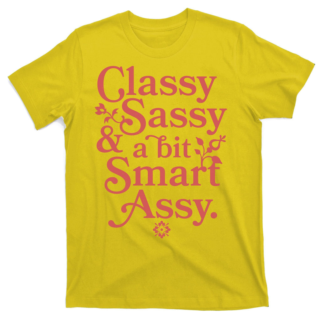 Vintage Funny Classy Sassy & A Bit Smart Assy T-Shirt product image 3