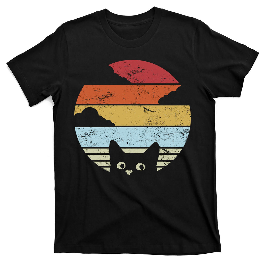 Vintage Sunset Cat T-Shirt product image 7