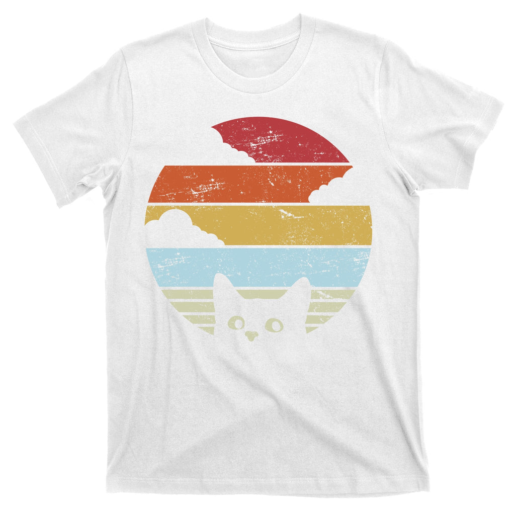 Vintage Sunset Cat T-Shirt product image 11