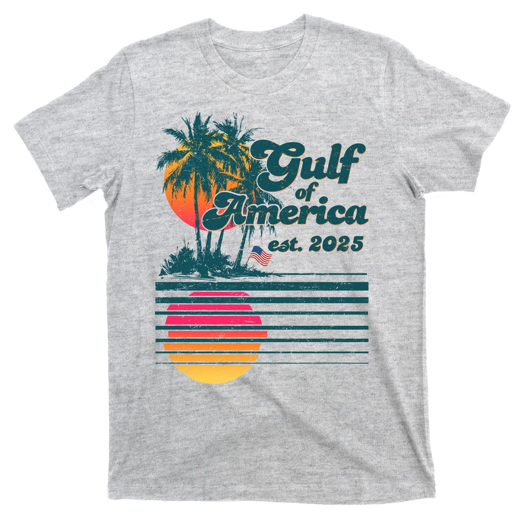 Vintage Tropical Gulf Of America Est 2025 T-Shirt product image 9
