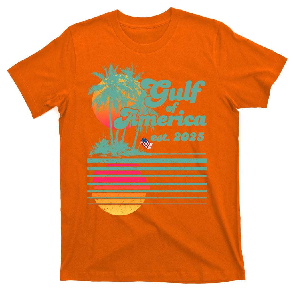 Vintage Tropical Gulf Of America Est 2025 T-Shirt product image 5