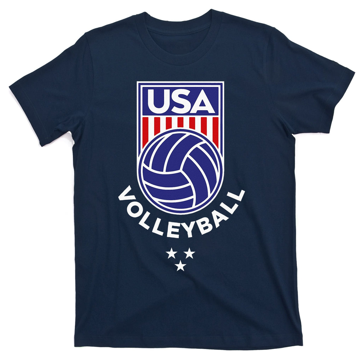 Volleyball USA Support The TeamUSA Flag Beach T-Shirt product image 1