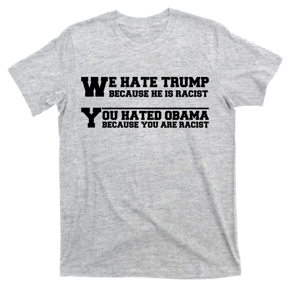 We Hate Trump Because He is Racist. You Hated Obama Are product image 9