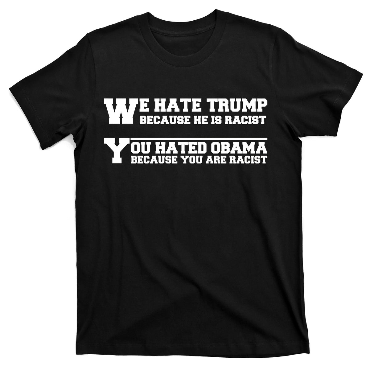 We Hate Trump Because He is Racist. You Hated Obama Are product image 7