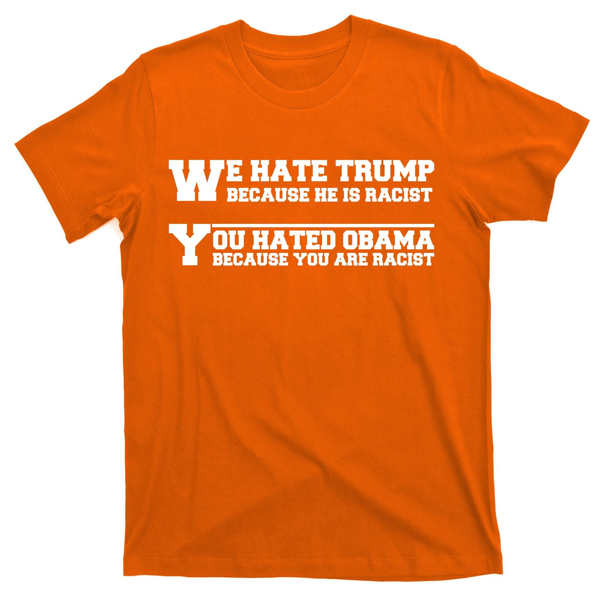 We Hate Trump Because He is Racist. You Hated Obama Are product image 5