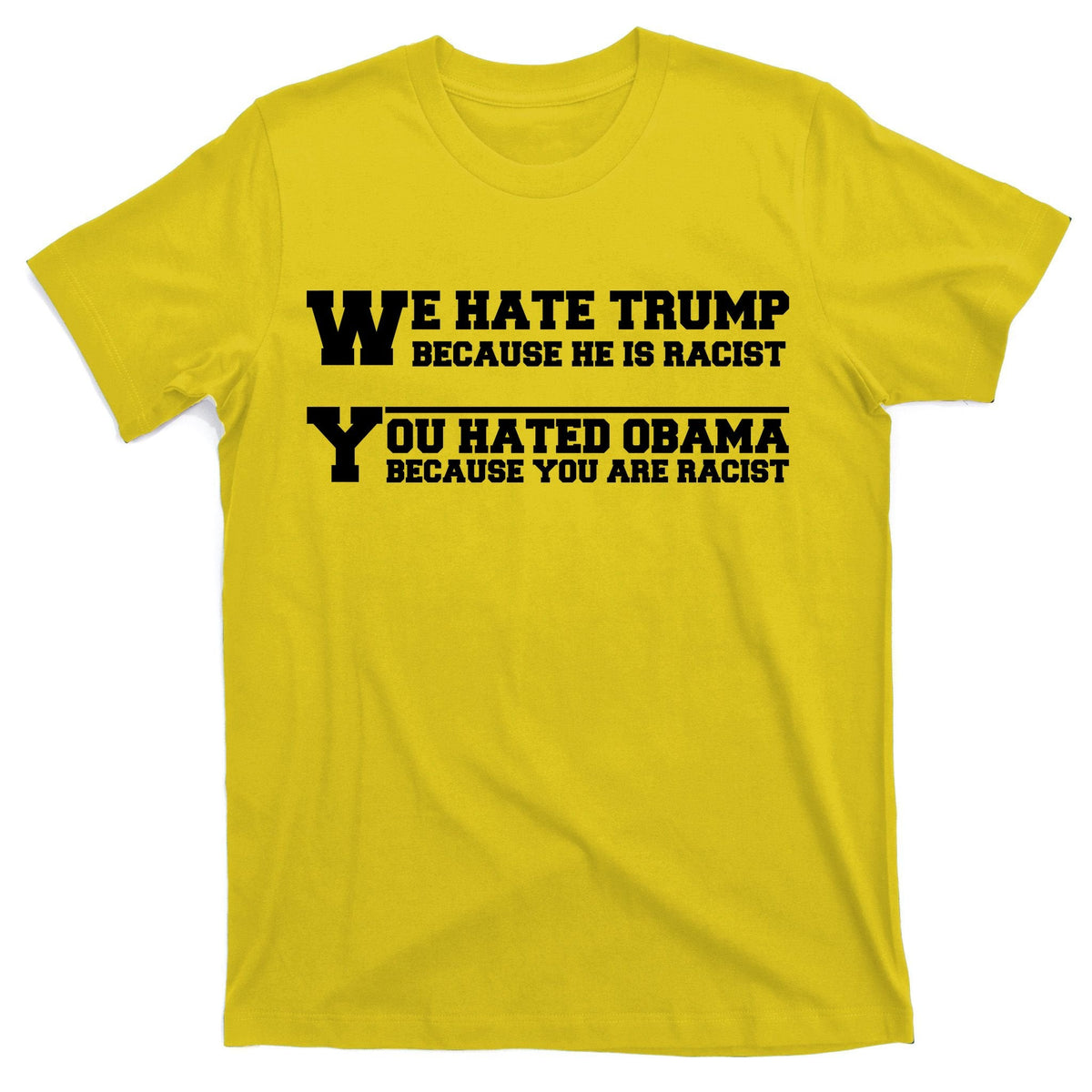 We Hate Trump Because He is Racist. You Hated Obama Are product image 3