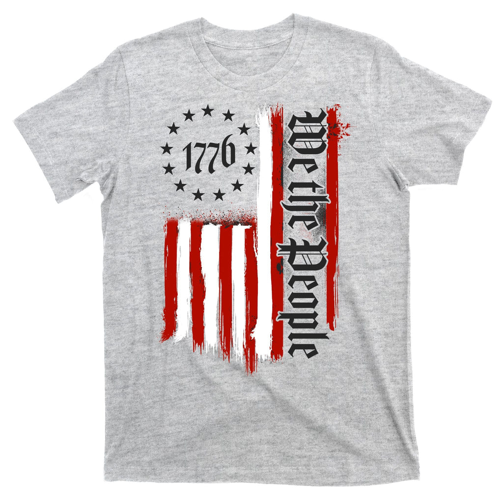 We The People 1776 Distressed USA American Flag T-Shirt product image 9