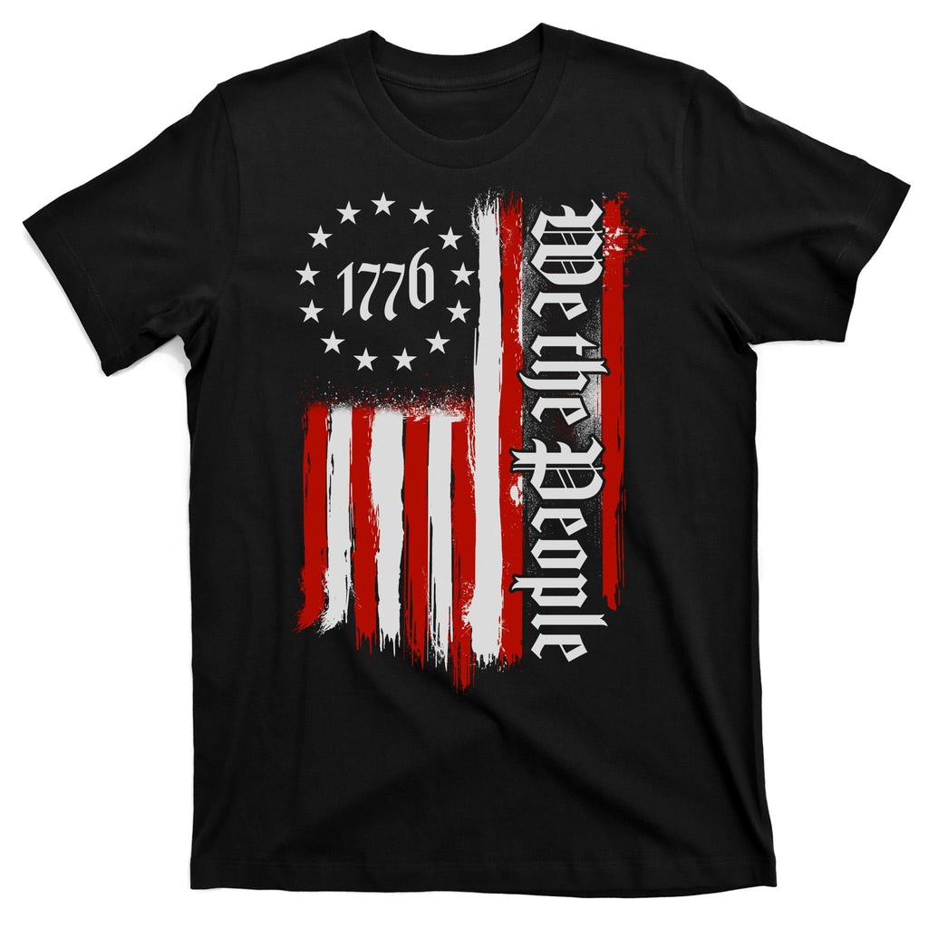 We The People 1776 Distressed USA American Flag T-Shirt product image 7