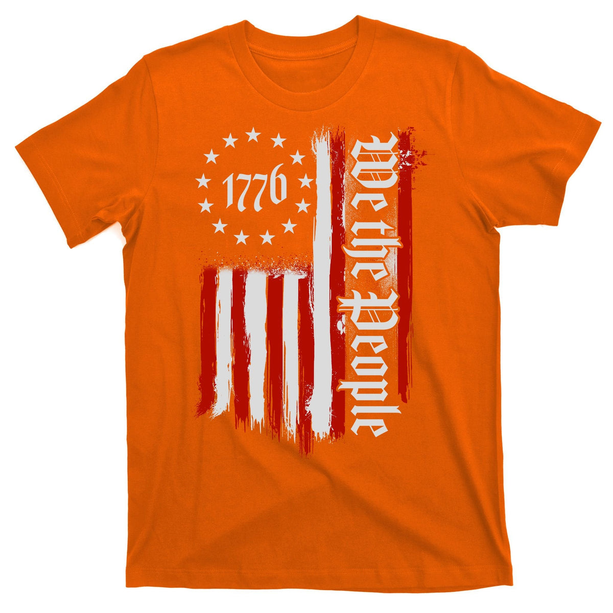 We The People 1776 Distressed USA American Flag T-Shirt product image 5