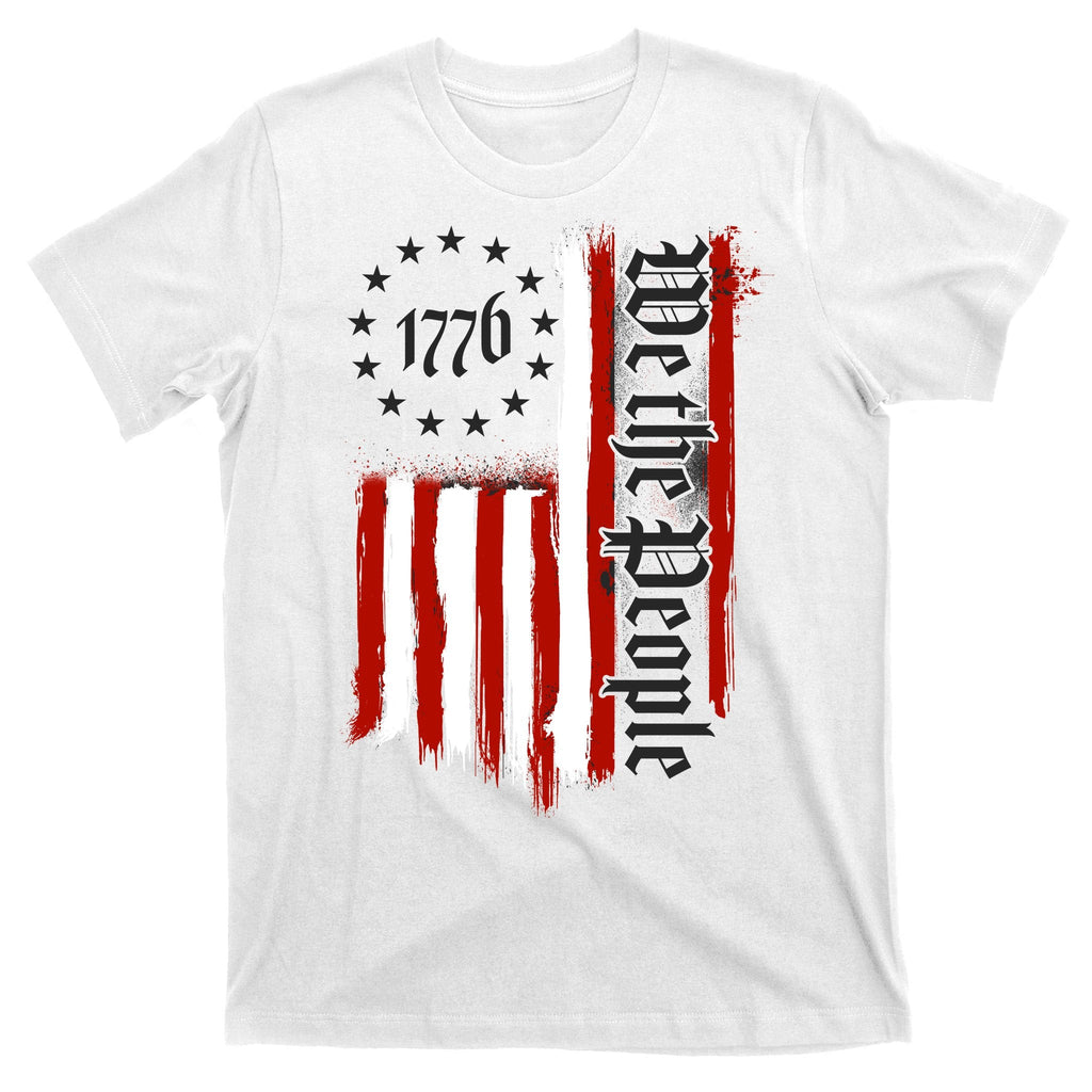 We The People 1776 Distressed USA American Flag T-Shirt product image 11