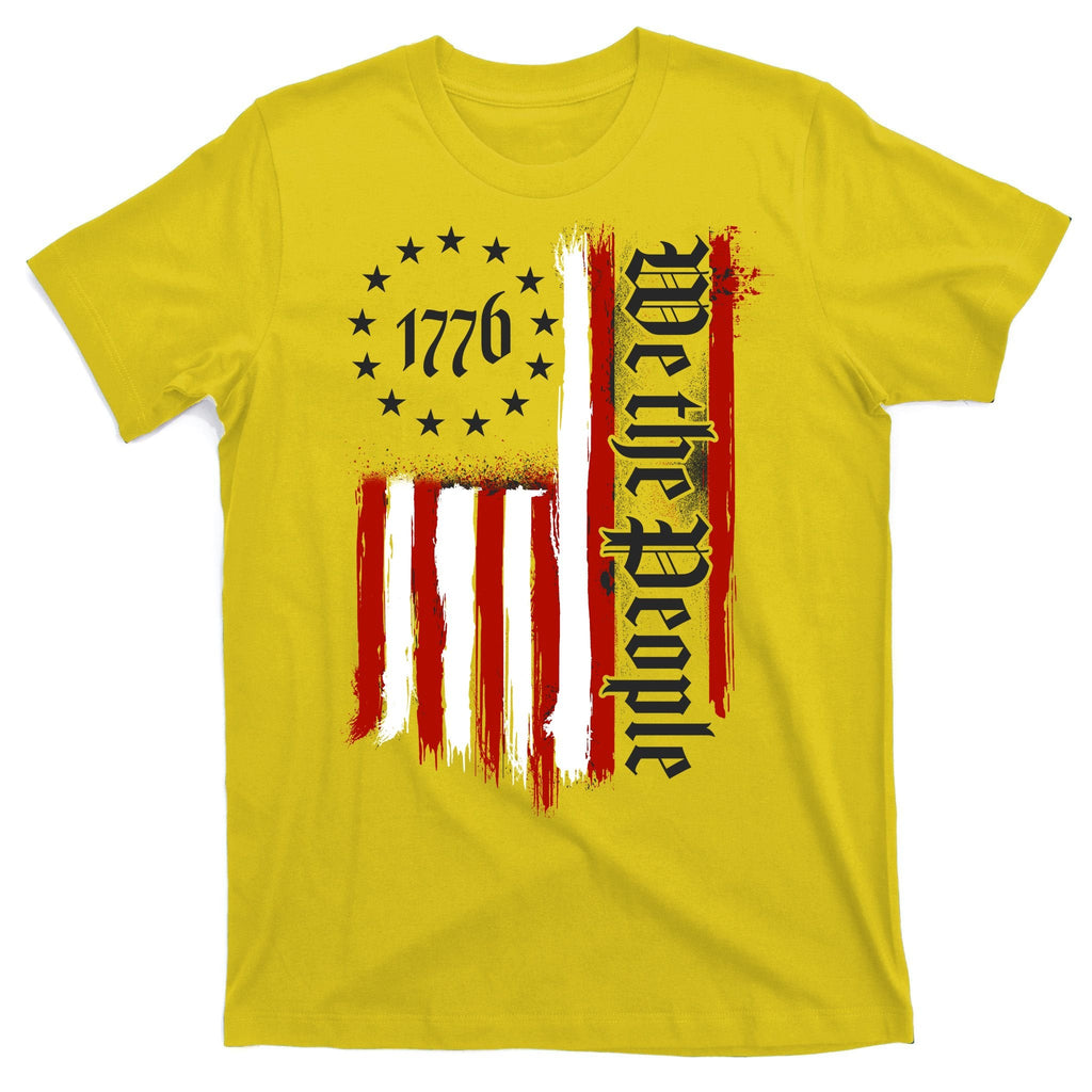 We The People 1776 Distressed USA American Flag T-Shirt product image 3