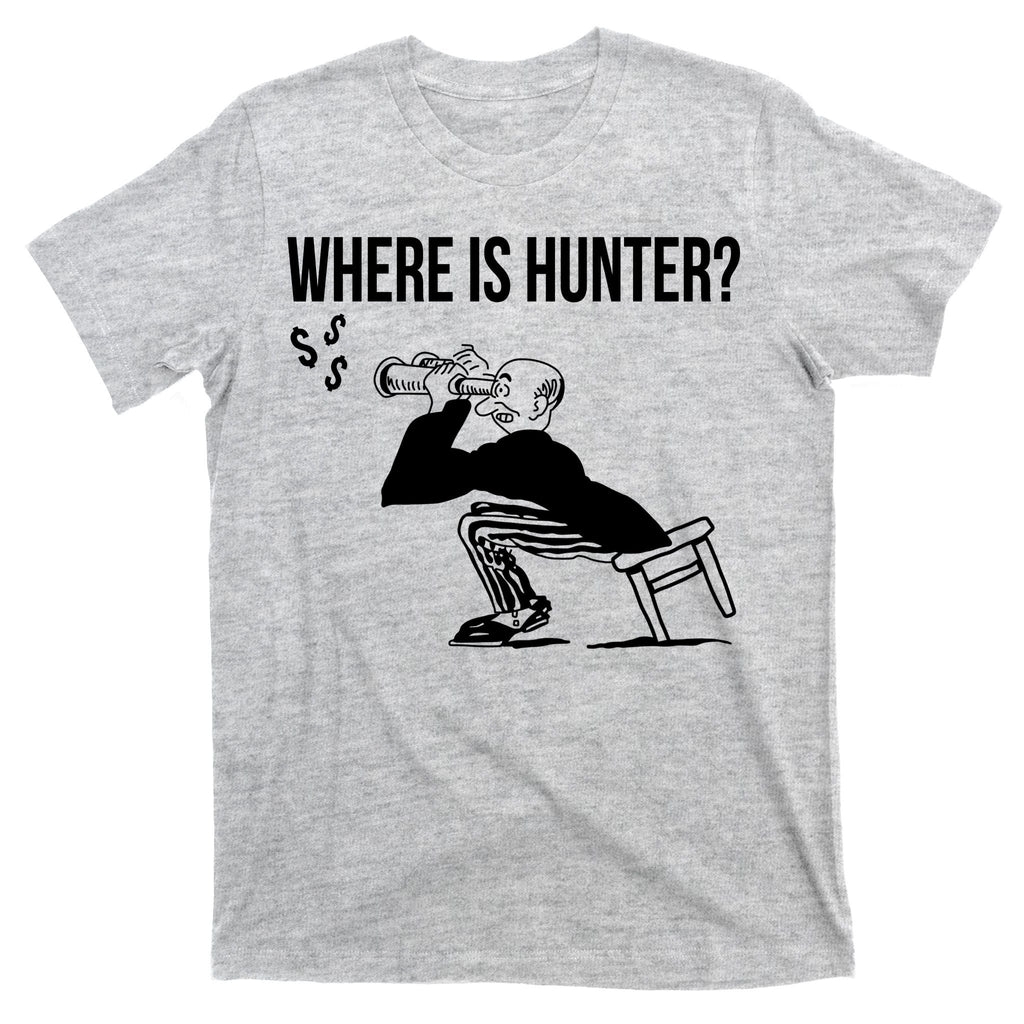 Where Is Hunter Political Humor Pro Trump T-Shirt product image 9