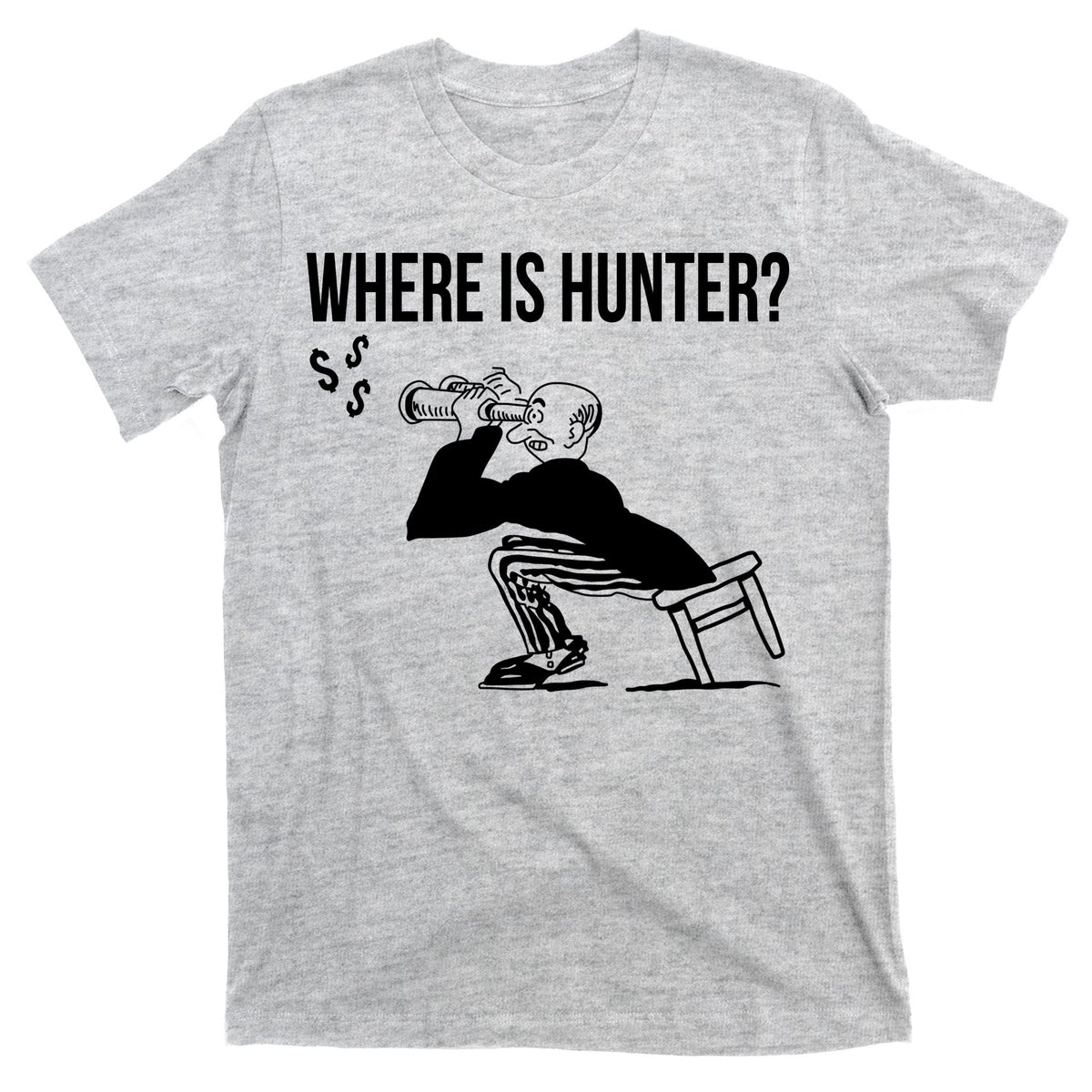Where Is Hunter Political Humor Pro Trump T-Shirt product image 9