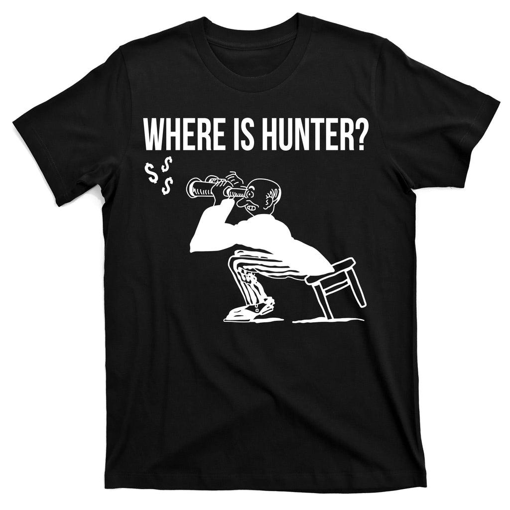 Where Is Hunter Political Humor Pro Trump T-Shirt product image 7