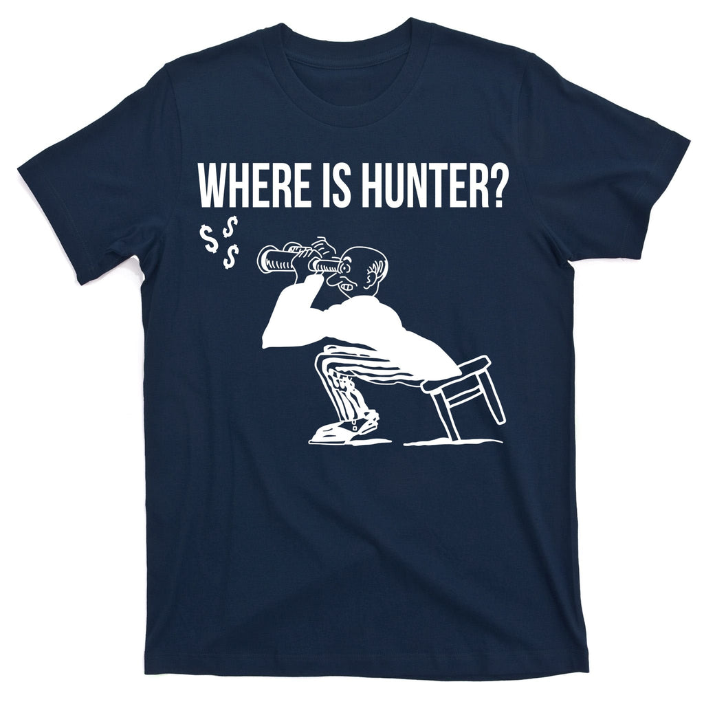 Where Is Hunter Political Humor Pro Trump T-Shirt product image 1